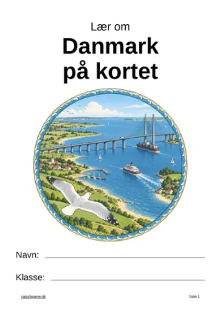 Danmark på kortet – undervisningsforløb til natur/teknologi