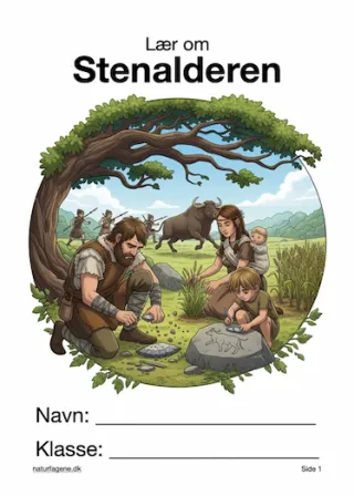 Illustration til undervisningsforløbet om Stenalderen