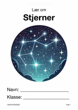 Illustration til undervisningsforløbet om Stjerner