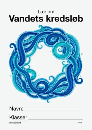 Illustration til undervisningsforløbet om Vandets kredsløb