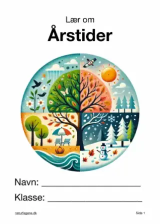 Illustration til undervisningsforløbet om Årstider