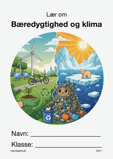 Illustration til undervisningsforløbet om Bæredygtighed og klima